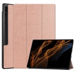 Samsung Galaxy Tab S10 Ultra Fodral Tri-fold Rosa