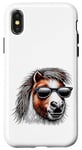 Coque pour iPhone X/XS Shetland Pony s Funny Shetland avec attitude