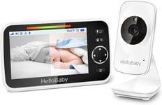 Baby Monitor,HelloBaby Monitor with Camera and 1 Count (Pack of 1)