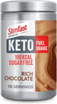 SlimFast Advanced Keto Fuel Shake for Keto Lifestyle, Rich Chocolate Flavour,