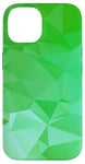 Coque pour iPhone 14 Simple Abstrait Vert Abstrait Triangle