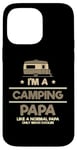 Coque pour iPhone 14 Pro Max Camping-car glacière Nature Lover Camping Papa Like Normal Papa