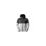 THE NORTH FACE Full Zip Fleece Meld Grey-Asphalt Grey-TNF Black XS