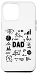 Coque pour iPhone 12 Pro Max Dad Squared Second Time Dad Math Second Power Father