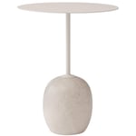 &Tradition-Lato LN8 Bord 40 cm, Ivory White / Crema Diva Marble