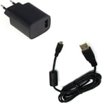 Chargeur Bg-akku24 - Avec câble USB de chargement et de transfert de données - Pour Nikon Coolpix A100,A300,P100,P300,P310,P330,P500,P510,P520,P530,S02,S32,S800c,S2500,S2600,S2700