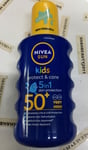 #NIVEA SUN Kids Coloured Suncream Spray SPF50+ 200ml Free Postage