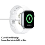 MCDODO Apple Watch Series 7 - 1 kannettava magneettinen langaton laturi White