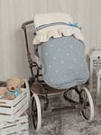 Babyline Caricias Chancelière pour poussette bleu