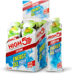 HIGH5 Caffeine Energy Gels Aqua - Quick Release Sports Gels to Power Muscles fo