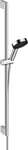 hansgrohe Set de douche économie d'eau Pulsify Select S, ensemble de douche, pommeau de douche (EcoSmart) avec 3 jets (Relaxation), barre de douche 90 cm, flexible de douche 1,60 m, chromé, 24171000