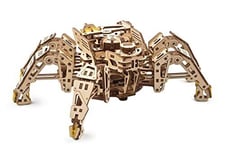 UGEARS Hexapod Explorer 3D Puzzle Mechanical Spider Robot Model Kits for Adults