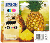 Epson 604XL Pineapple, Genuine Multipack, 4-colours Ink Cartridges XL High Capac