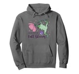 Funny frog flower saying always in full bloom Pullover Hoodie