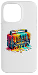 Coque pour iPhone 14 Pro Max Dripping Paint Art Radio Vintage Radios Antiques