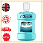 Listerine Cool Mint Mouthwash, 1 Litre 1 l (Pack of 1)