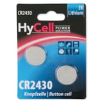 Batteri Cr2430 K2 3V Litiumknappcell