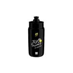 Bidon Elite Fly Teams 550ml Carte du Tour de France 2024 - Noir