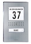 m-e modern-electronics VDV 510.1 EG Interphone vidéo filaire unité extérieure 1 maison familiale en acier inoxydable