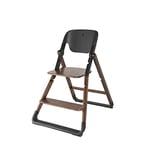 Ergobaby La Chaise Evolve - Base de la chaise haute, ergonomique pour jeunes enfants Suit la croissance à partir de 36 mois environ, chaise d'enfant réglable en hauteur, Chaise en bois, Dark Wood