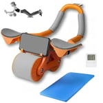 AB ROLLER WHEEL ROULEAU ABDOMINAL ROUE ABDOMINALE À REVERS AUTOMATIQUE AVEC TIMER POUR LES EXERCICES ABDOMINAUX À LA MAISON ET AU GYM