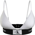 Calvin Klein Women's Triangle-rp 256 Kw0kw02256 Triangle Bras, White (Pvh Classic White), S