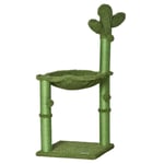 Cactus Cat Tree  for Indoor Cats with Scratching Post Hammock Bed Toy