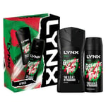 Gift Set -LYNX Africa Duo Body Spray Wash & Deodorant 2 Pieces