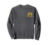 AUSTRALIA KANGAROO AND EMU COAT OF ARMS AUS AUSSIE SPORTS Sweatshirt