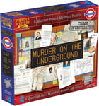 Murder Mystery Dinner Party Game Puzzles - Murder on The Underground Jigsaw