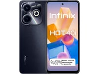 Infinix Hot 40I 16,7 Cm (6,56&Quot ) Hybrid Dual Sim Android 13 4G Usb Type-C 8 Gb 256 Gb 5000 Mah Svart