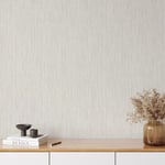 Muriva Hudson Texture Wallpaper Blown Vinyl Grass Cloth Inspired Cream 220321