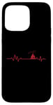 iPhone 15 Pro Max My Heart beats for Sailing Heart Line Case