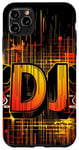 Coque pour iPhone 11 Pro Max DJ un artiste design avec des écouteurs et des platines