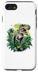 Coque pour iPhone SE (2020) / 7 / 8 Jurassic World - Tyrannosaure Rex - Portrait de dinosaure