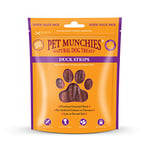 Pet Munchies Duck Strips Dog Treats, Value Pack Dog Chews with Natural Real Meat, Grain Free, Low in Fat and High in Protein 320g