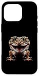 Coque pour iPhone 16 Pro Chemise gothique pour reptile - Motif léopard