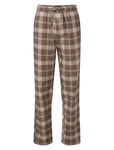 Lexington Home Konrad Organic Cotton Checked Flannel Pajama Pants Beige