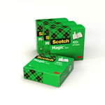 Scotch® magic™ tape 4 ruller 19 mm x 33 m