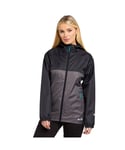 Peter Storm WoMens Cyclone Lightweight Waterproof Jacket with Fitted Hood, Hiking Raincoat - Black - Size 20 UK