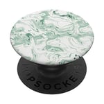 Blanc Vert Menthe-Marbre PopSockets PopGrip - Support et Grip pour Smartphone/Tablette avec un Top Interchangeable