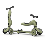 Scoot & Ride Highwaykick 1 Sparkcykel Olive