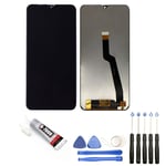 VITRE + ECRAN LCD POUR SAMSUNG Galaxy A10 SM-105F ROUGE + OUTILS + COLLE