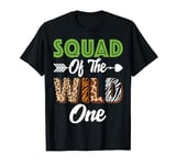 Squad Of The Wild One Zoo Animal Birthday Safari Jungle T-Shirt