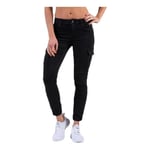 ONLY Pantalon Cargo ONLMISSOURI Taille Classique Slim Fit Pantalon Cargo Black 38 34 Black 1 (US) 38 / L34