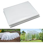 Bache pour Serre ,Bache Plastique Transparente, Bache Serre Tunnel 3m x 6m, Film Polyéthylène de Extra-épais Clair Jardin Grandir Couverture De