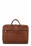 Samsonite Classic Leather Toploader Briefcase Cognac