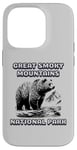 Coque pour iPhone 14 Pro Vacances avec des ours dans le parc national des Great Smoky Mountains