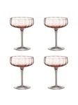 SØHOLM - 4 pcs - Sonja champagne/cocktail glas - Peach