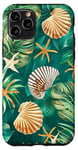 Coque pour iPhone 11 Pro Green Pop Art Tropical Coastal Petite-fille Esthétique